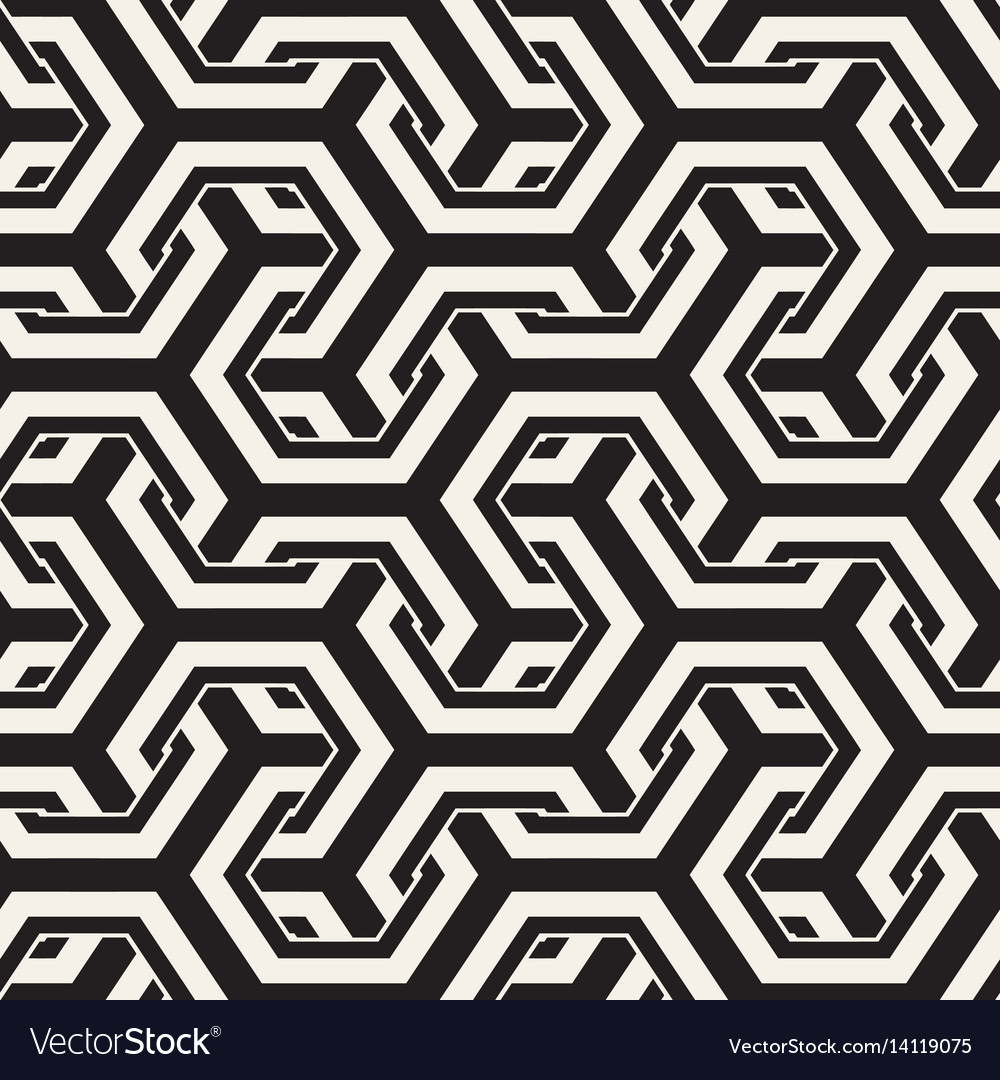 Interlaced Lines Geometric Pattern