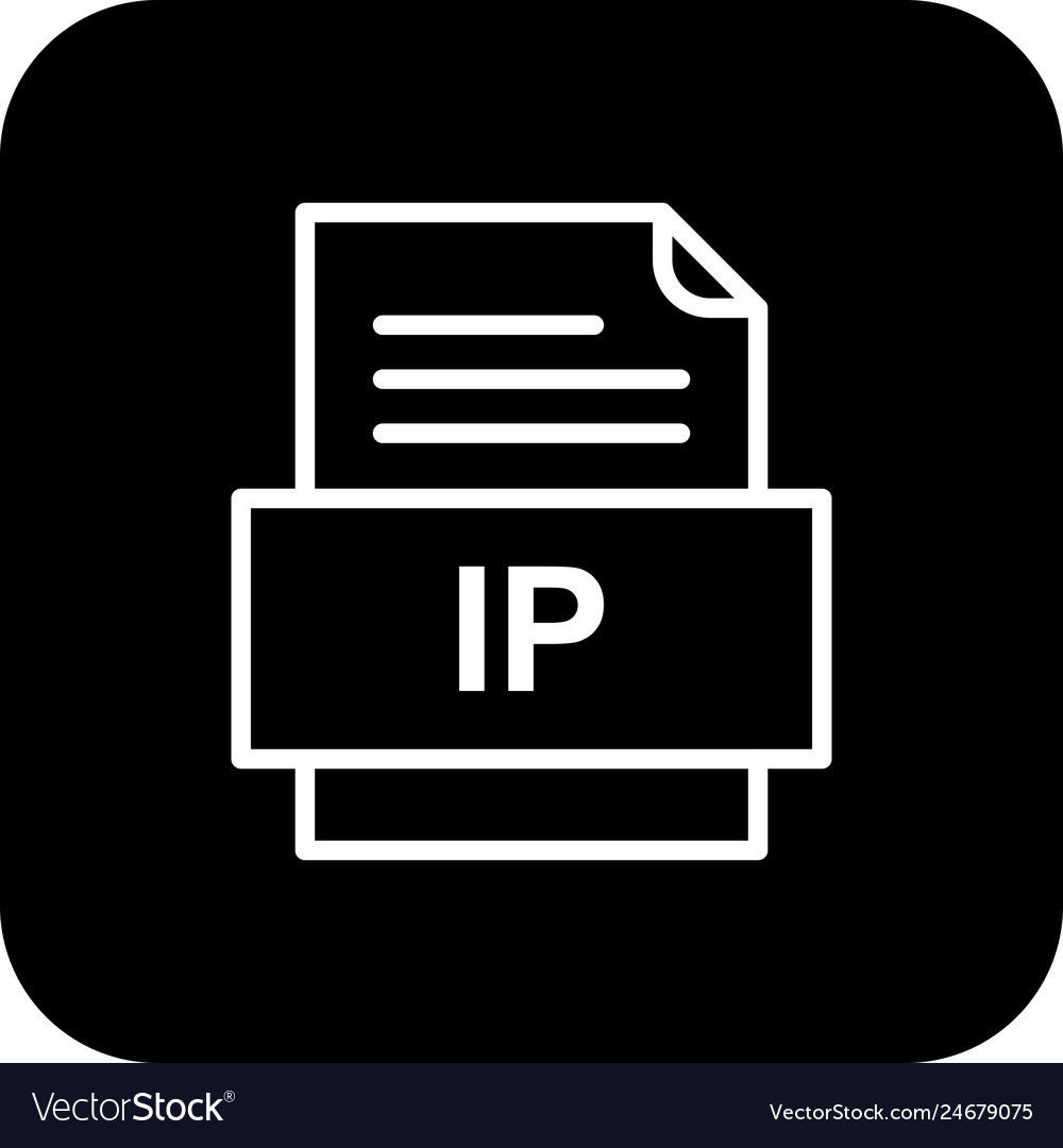 Ip file document icon