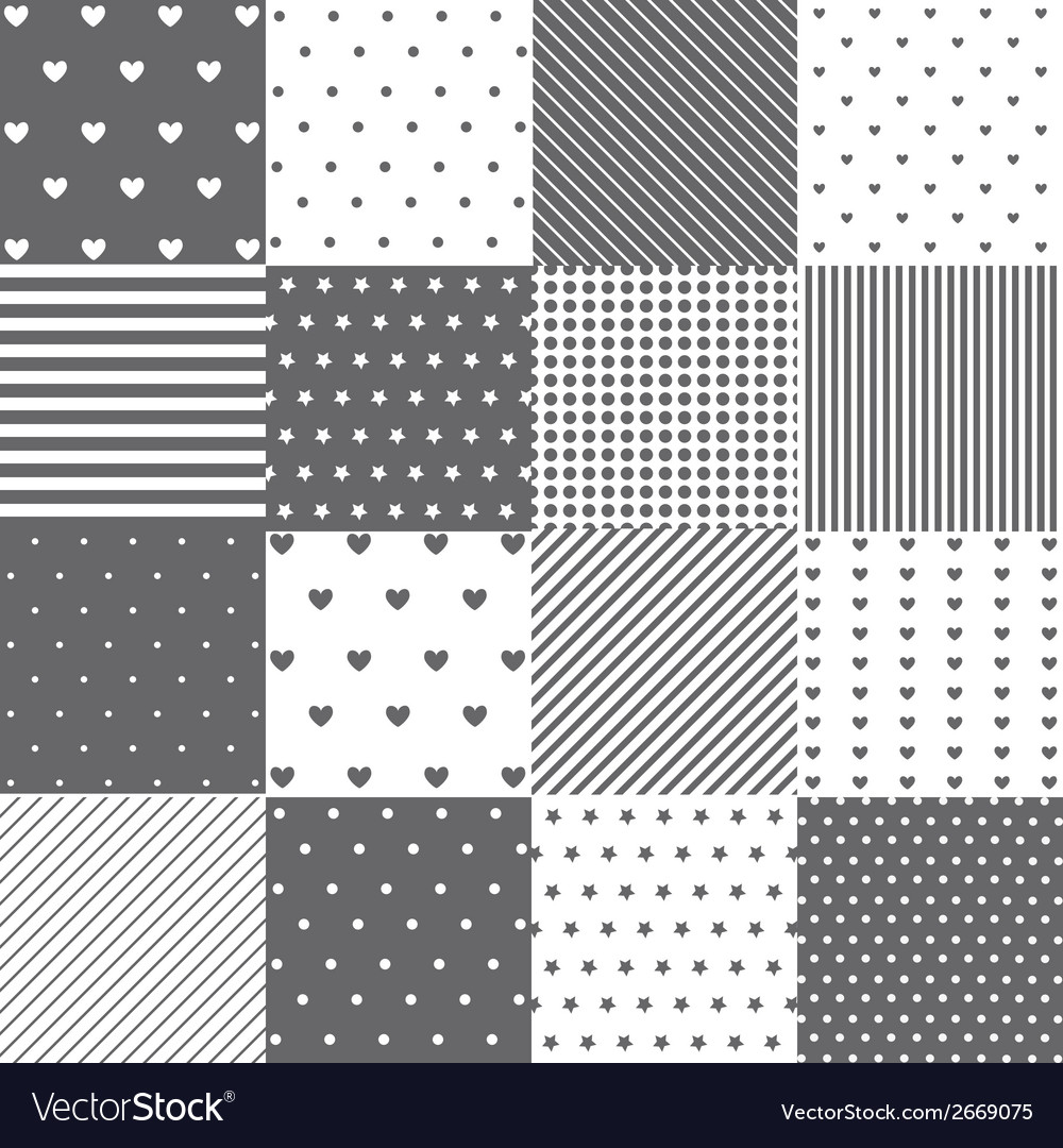 Seamless pattern set