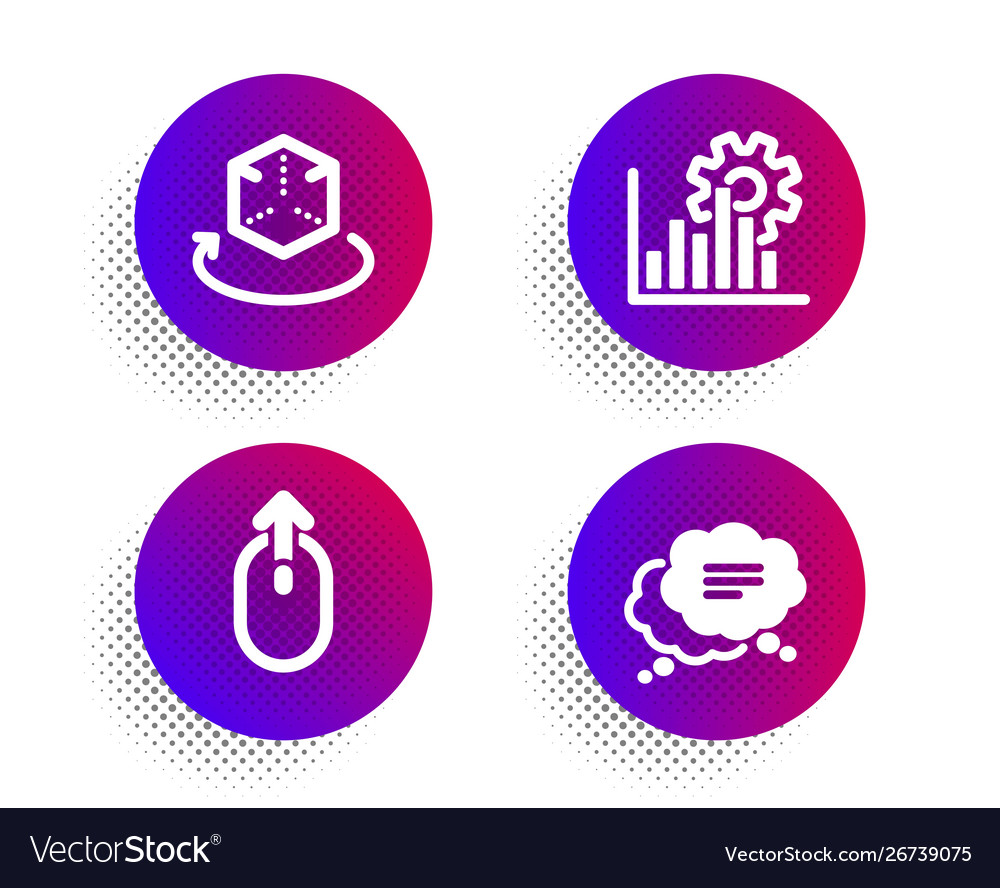 Seo graph swipe up and augmented reality icons vector image Seo graph swipe up and augmented reality icons