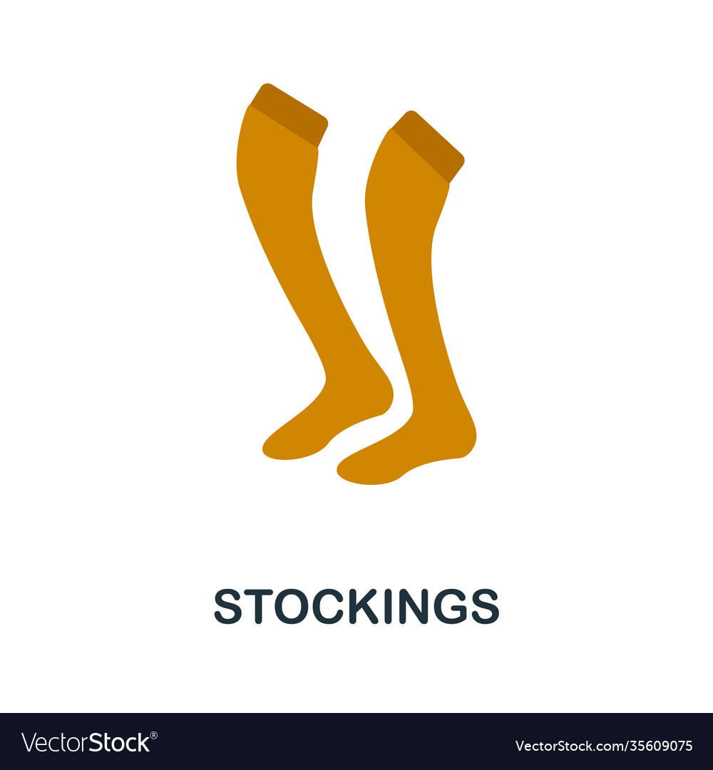 Stockings flat icon color simple element from