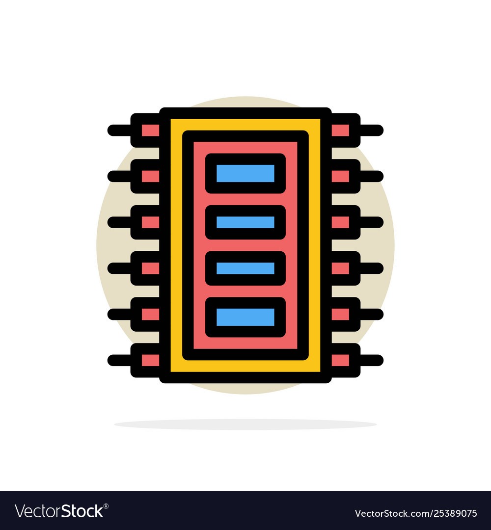 Tech hardware chip computer connect abstract vector image Tech hardware chip computer connect abstract