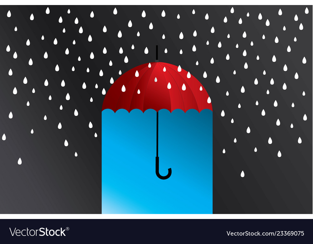 Umbrella red rain ideas design