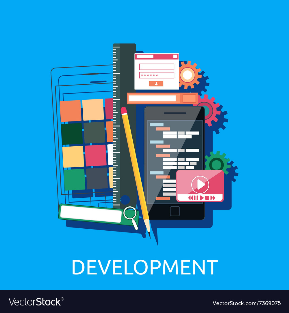 Web development concept