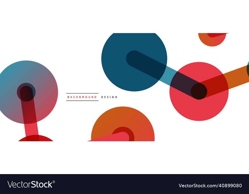 Abstract background round dots connected by lines