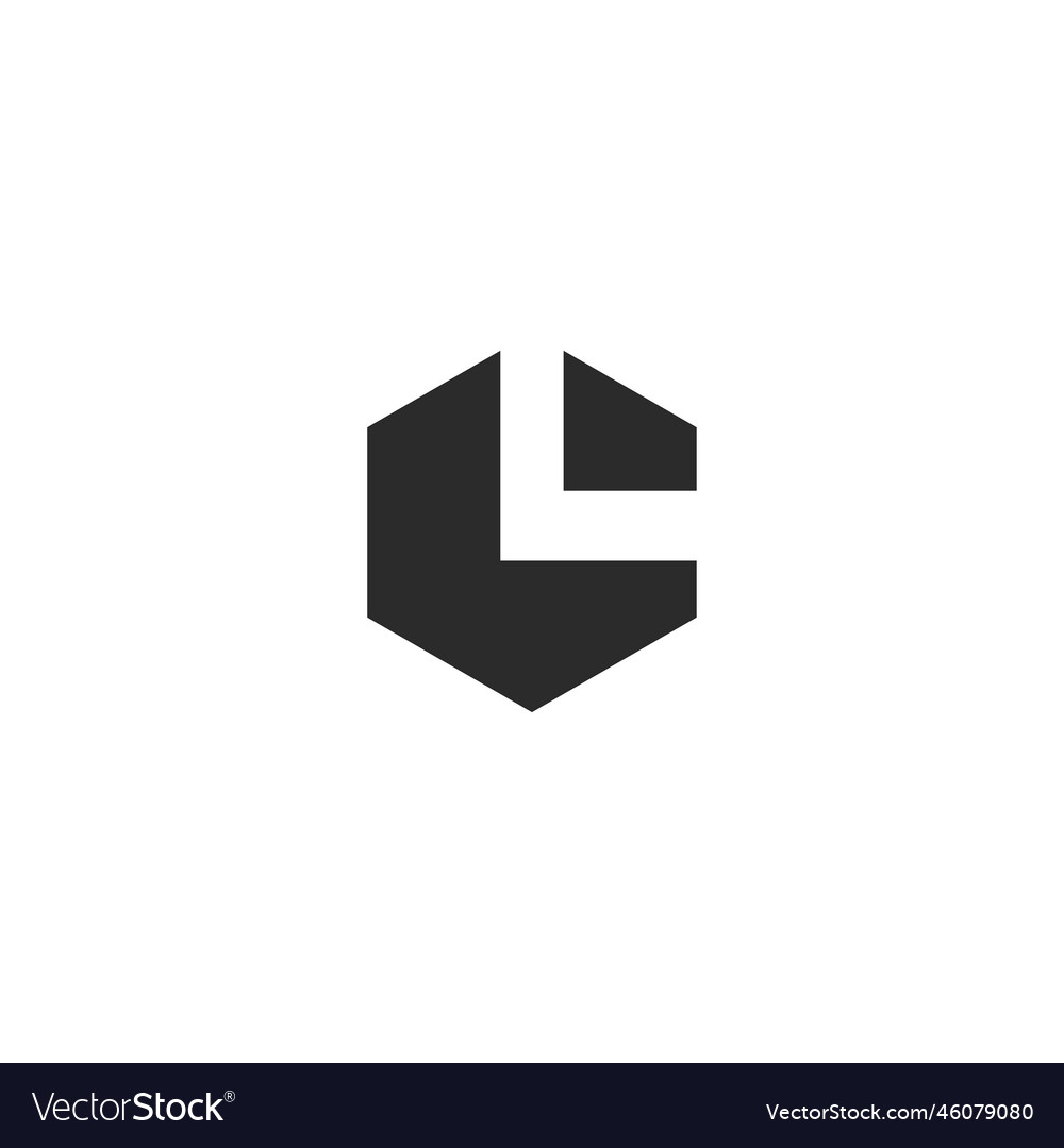 alphabet-letters-initials-logo-cl-lc-l-and-c-vector-image