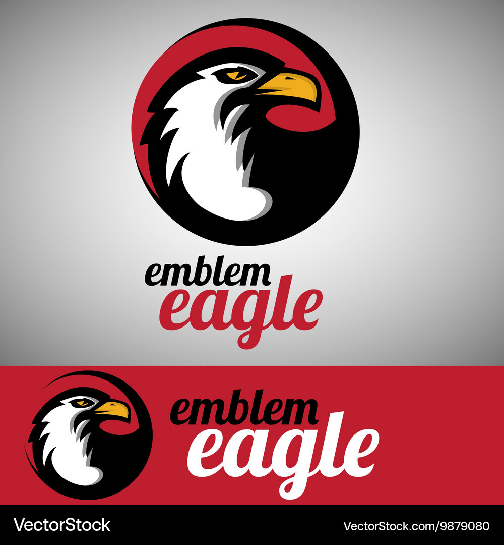 Eagle emblem Royalty Free Vector Image - VectorStock