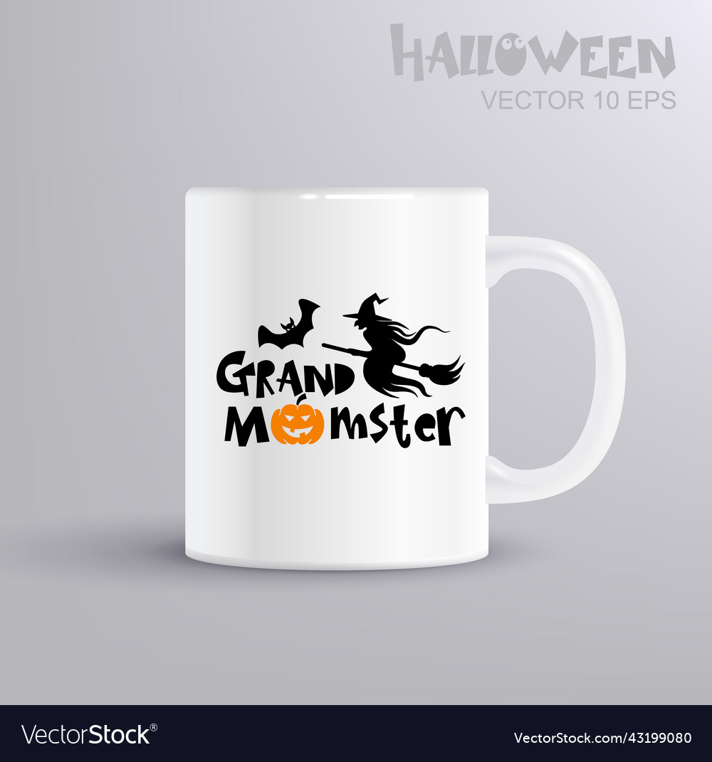 Grandmomster - Spaßbeschriftung für halloween vector image Grandmomster - Spaßbeschriftung für halloween