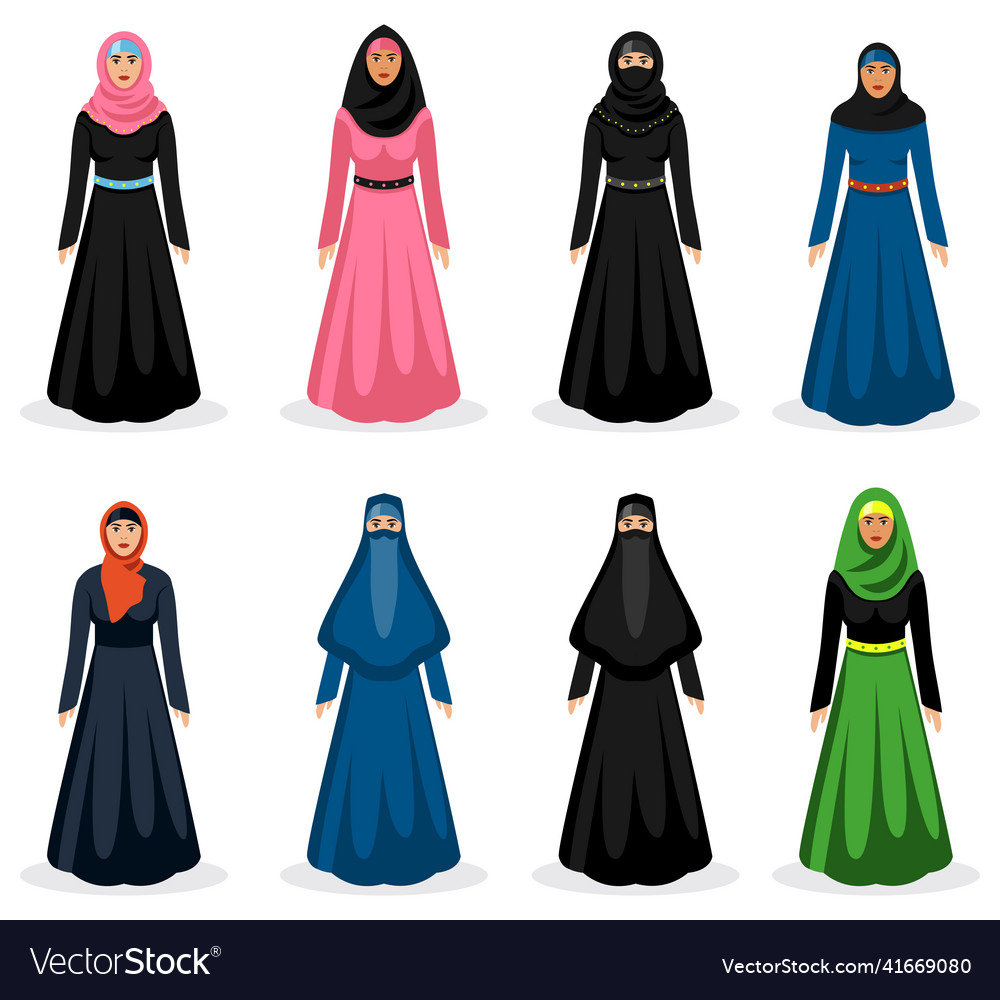 Middle eastern woman Royalty Free Vector Image