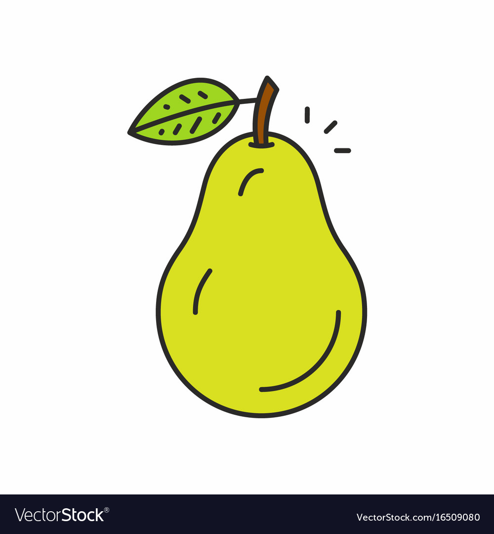 Pear icon Royalty Free Vector Image - VectorStock