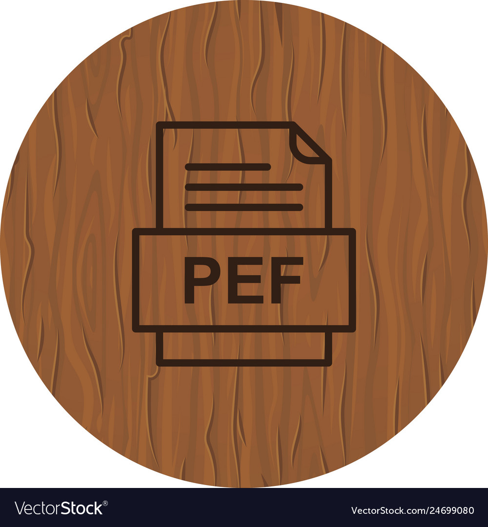 Pef file document icon