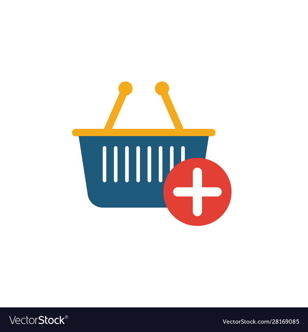 Add to cart icon set four elements in different