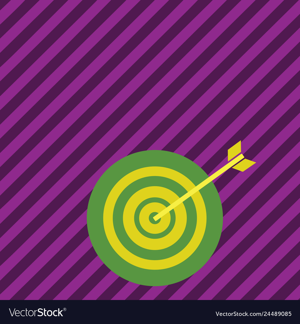 Colorful dart board in circle concentric style Vector Image Colorful dart board in circle concentric style
