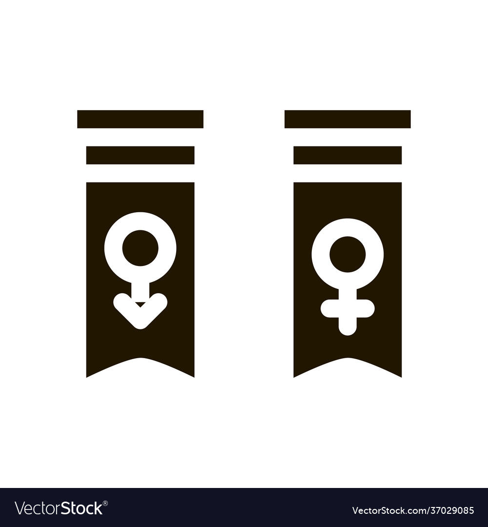 Flags woman marks icon glyph