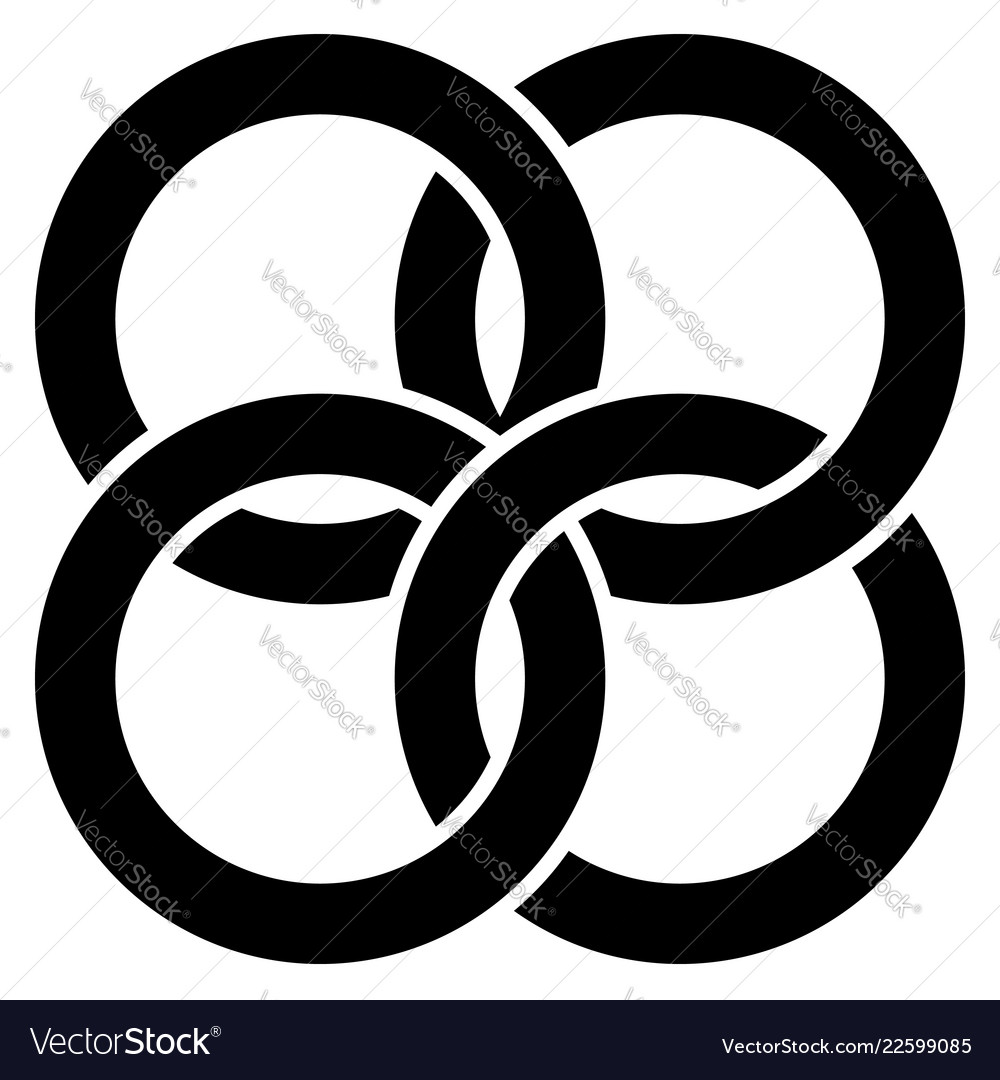 Interconnected Rings - Unity Icon