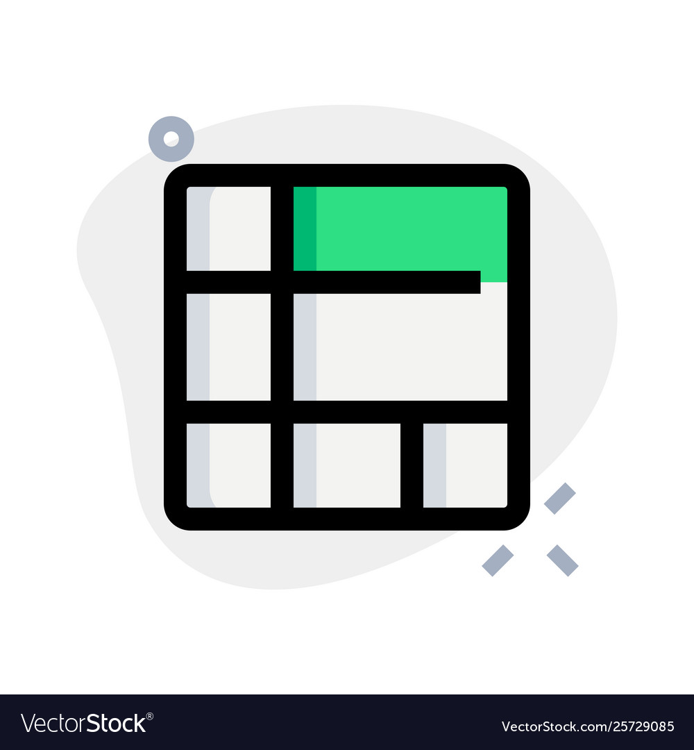 Mixed size section in frame with tile layout