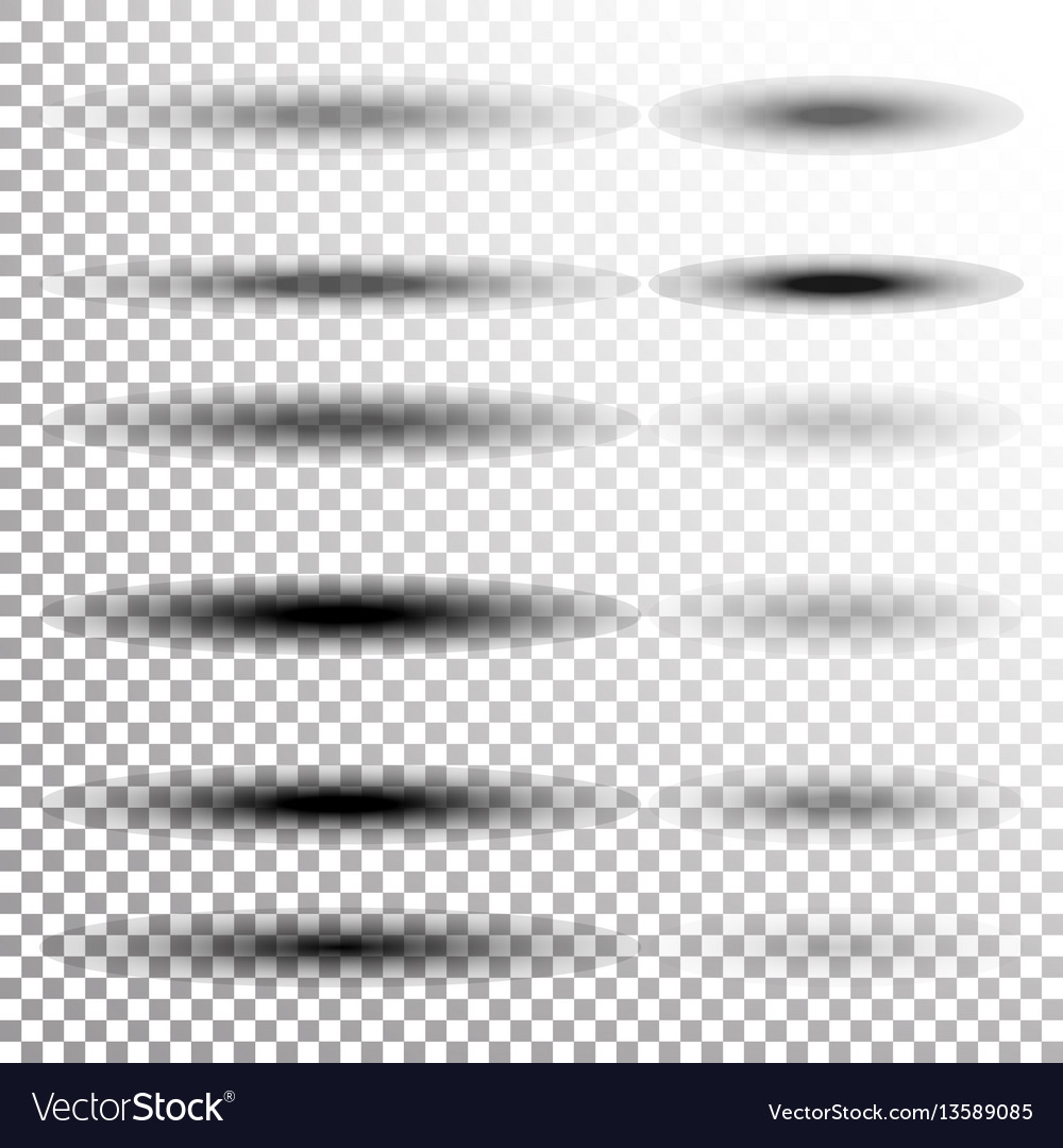 Soft Shadow Transparency Oval