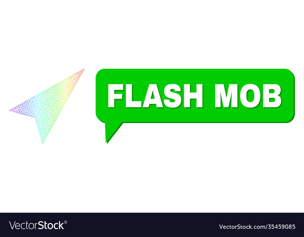 Spectrum net gradient arrowhead right-up icon vector image Spectrum net gradient arrowhead right-up icon