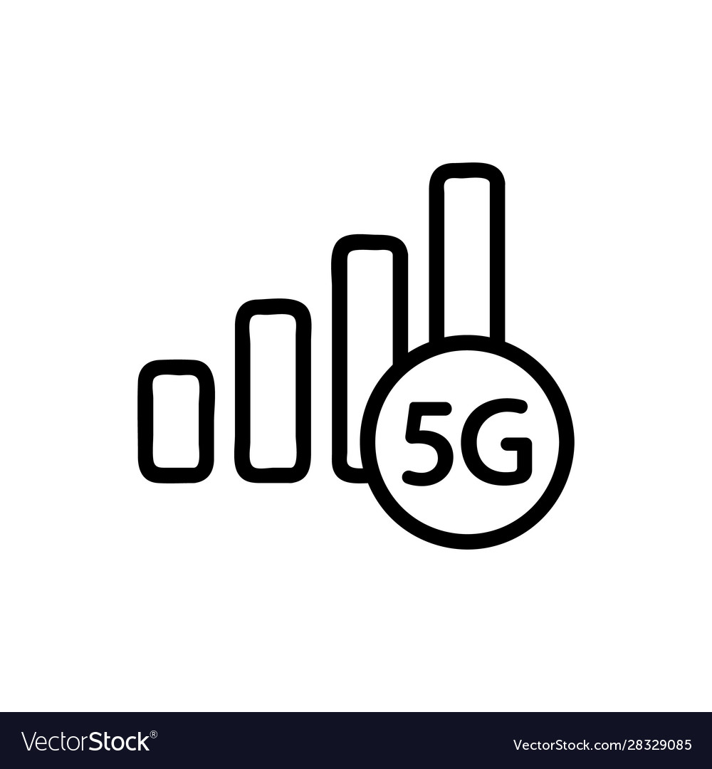 Wifi connection icon isolated contour vector image Wifi connection icon isolated contour