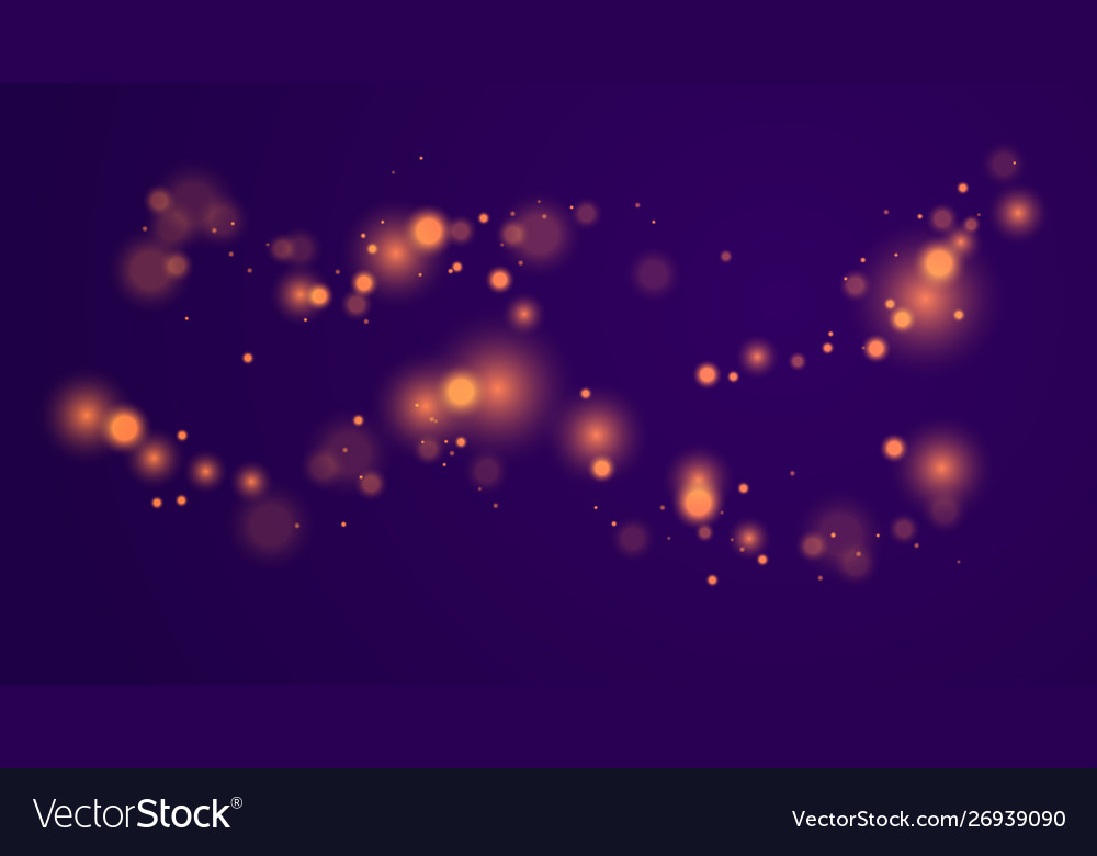 Blurred Lights Abstract Background Dark Artistic Vector Image