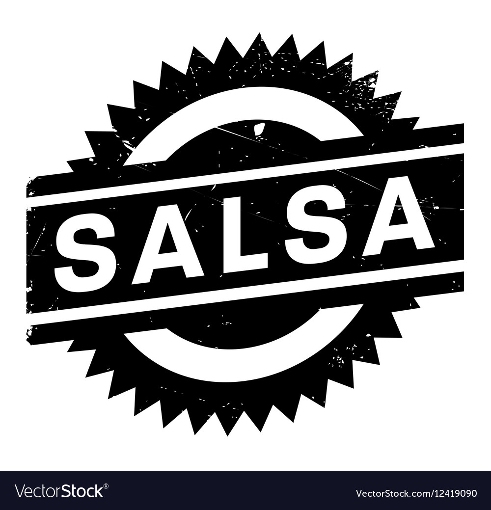 Berühmte Tanz Stil Salsa Stempel