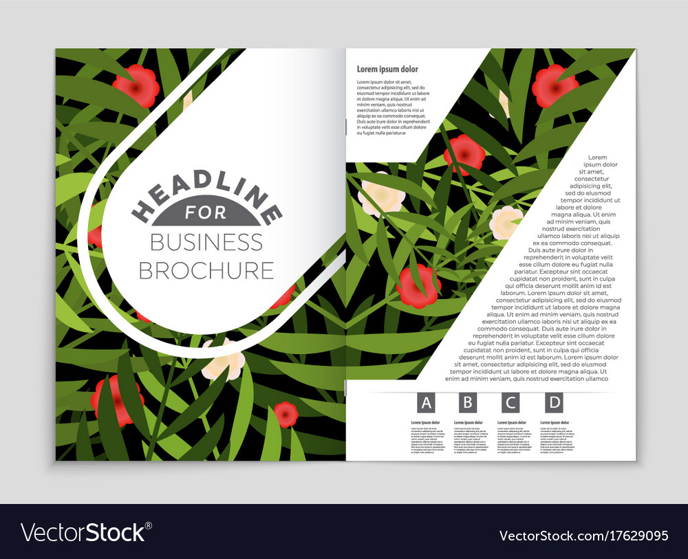 Abstract layout background set for art