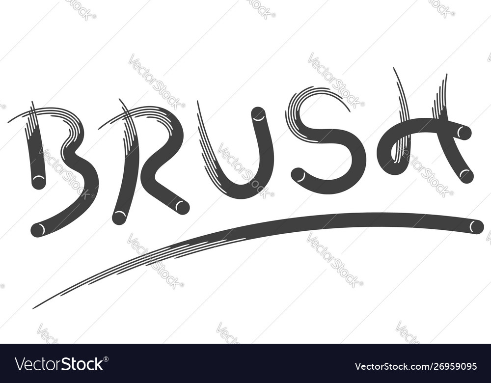 Balls sport brush template isolated on white