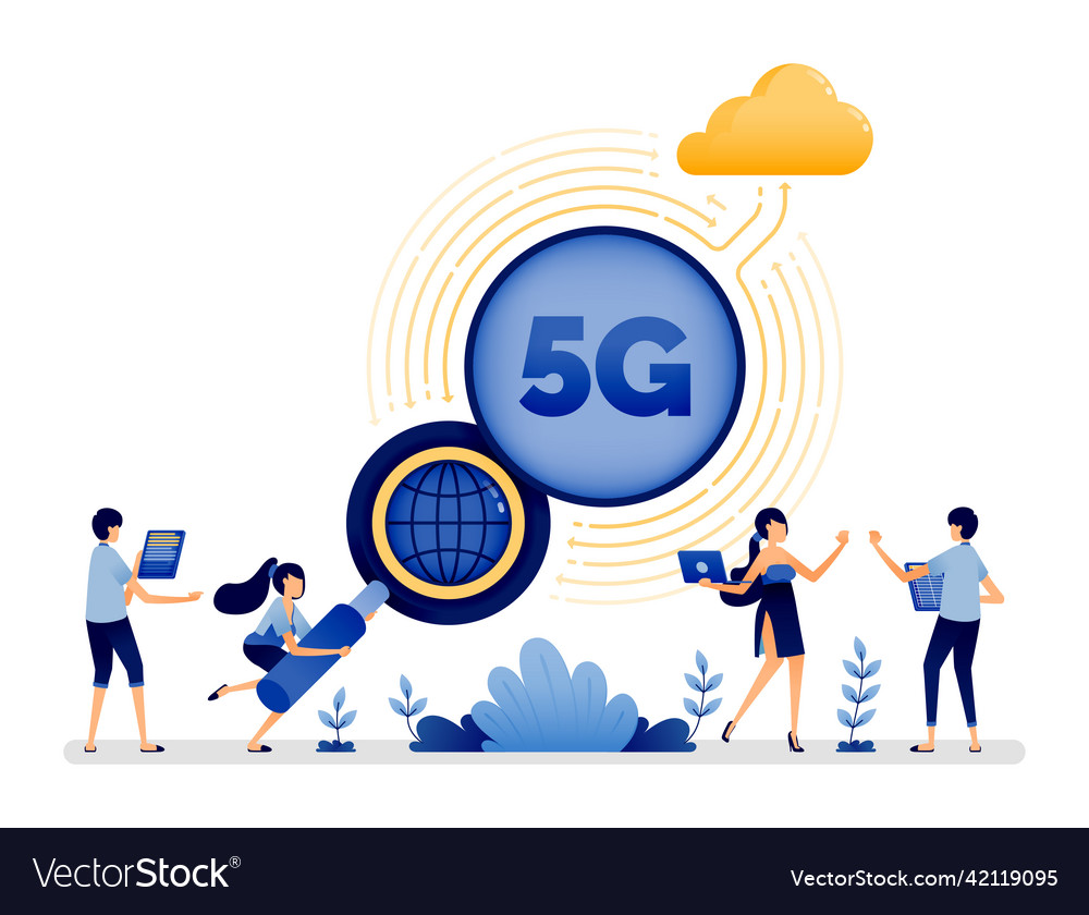 Design of 5g connected to internet search engines