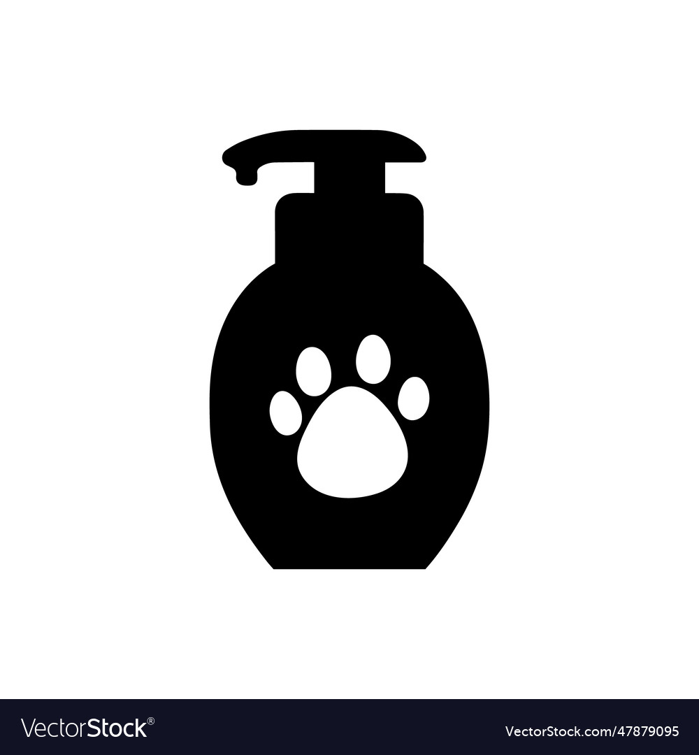Dog shampoo icon