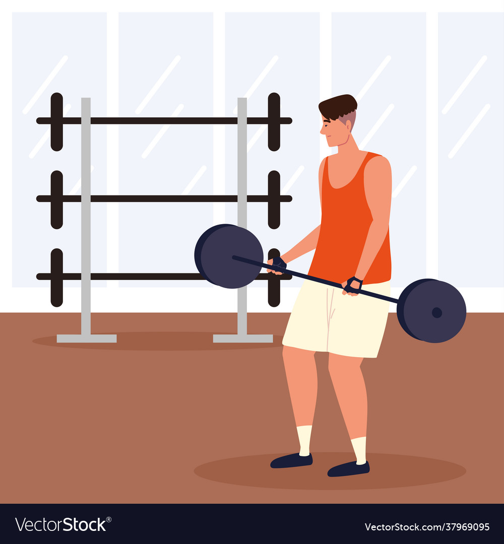 Man doing exercises
