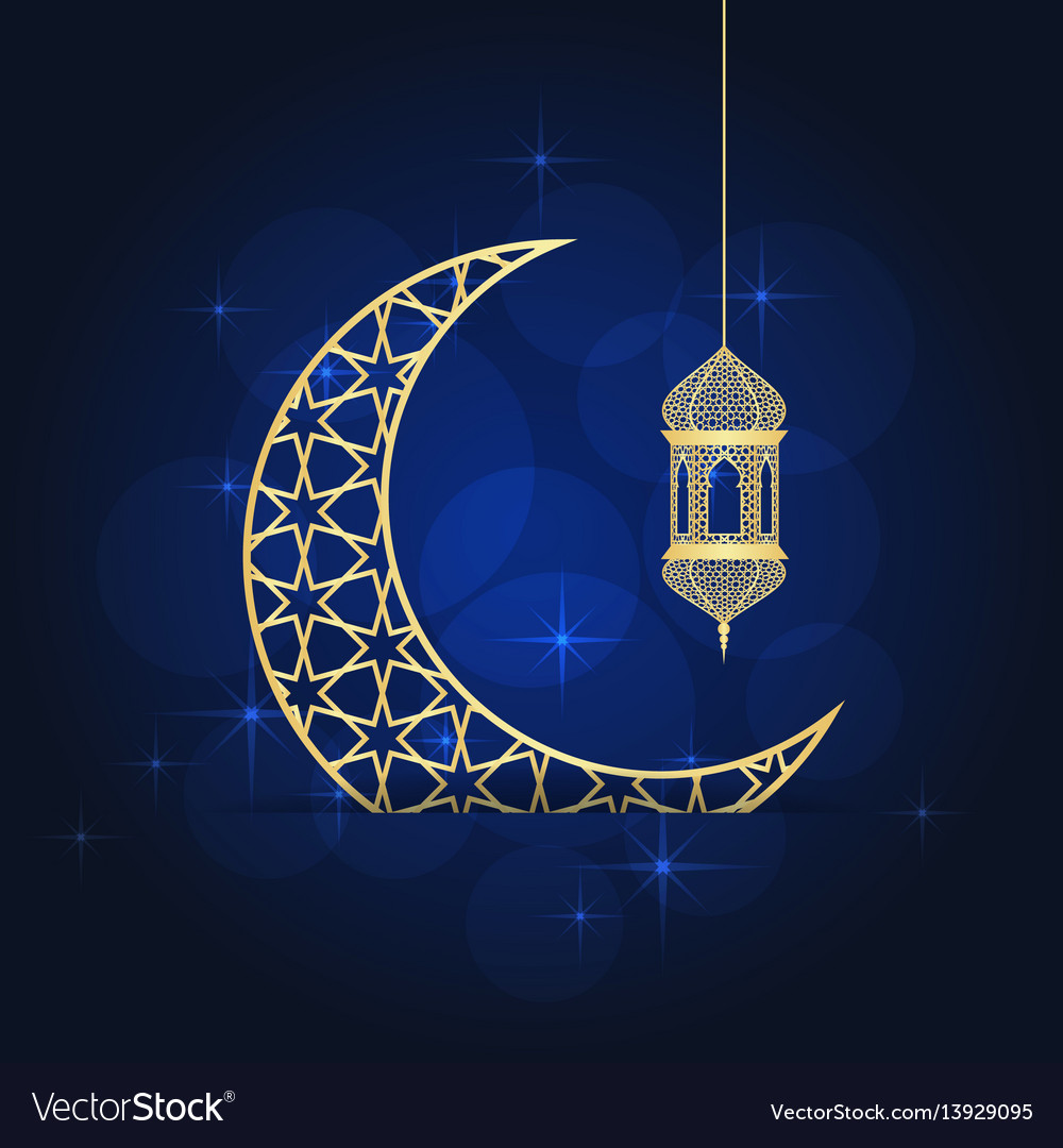 Ramadan greeting card Royalty Free Vector Image