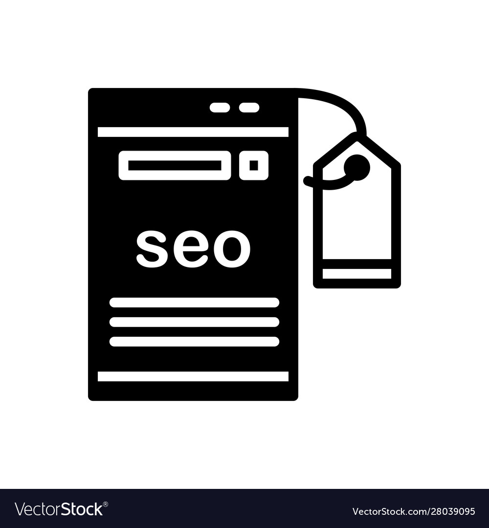 Seo tagging Royalty Free Vector Image - VectorStock