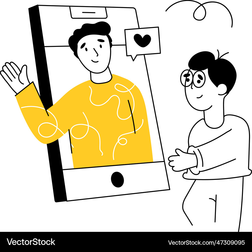 Video call Royalty Free Vector Image - VectorStock