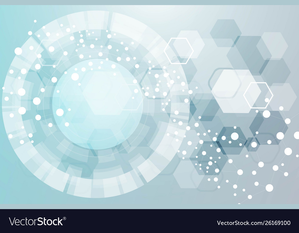 Big data visualization background modern vector image Big data visualization background modern