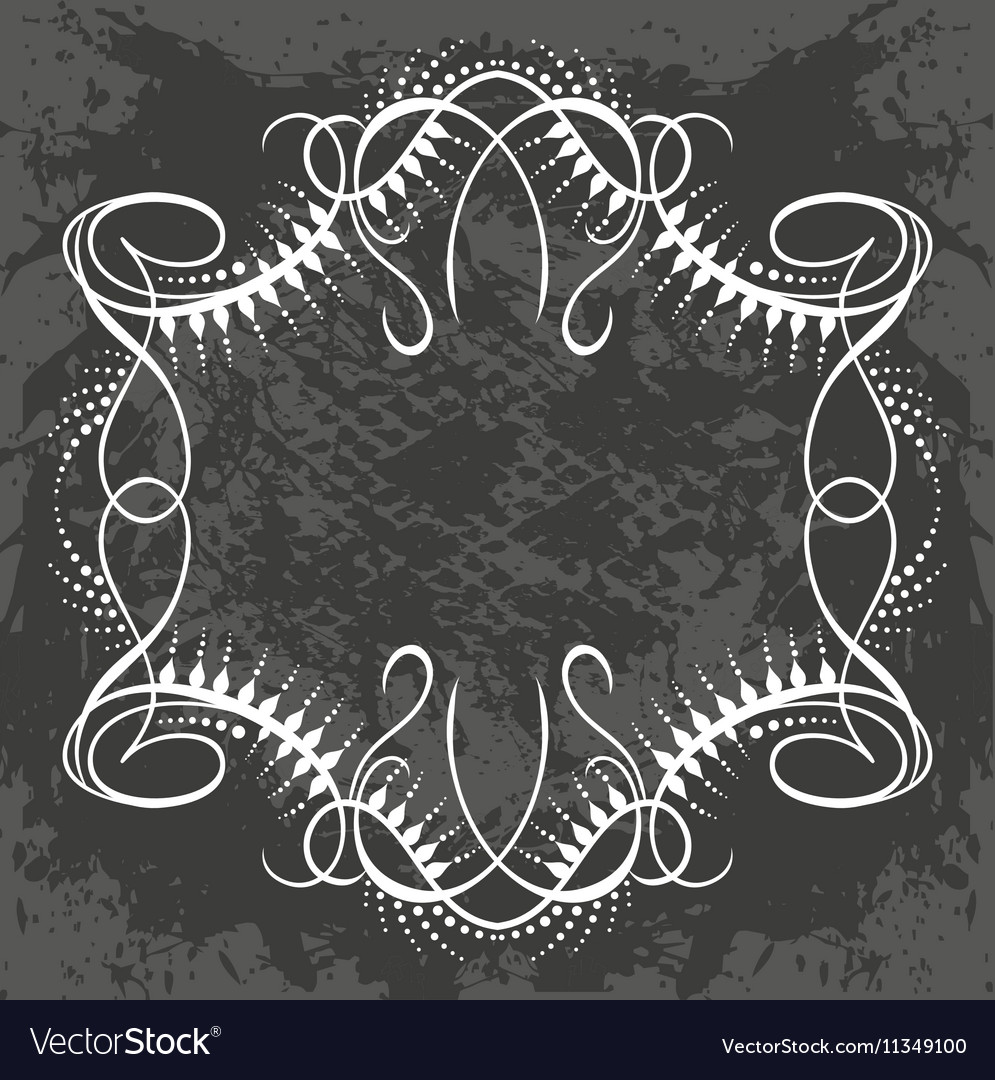 Decorative frame with pattern