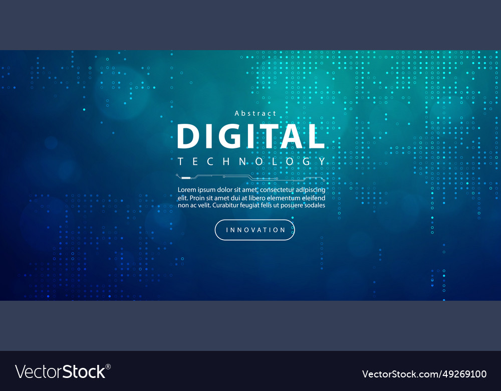 Digital technology internet network speed connect vector image Digital technology internet network speed connect