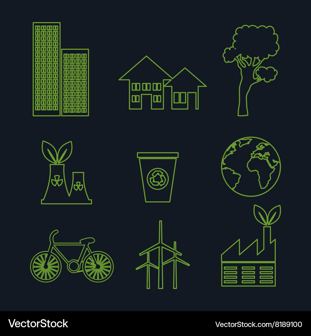 Eco friendly design Royalty Free Vector Image - VectorStock