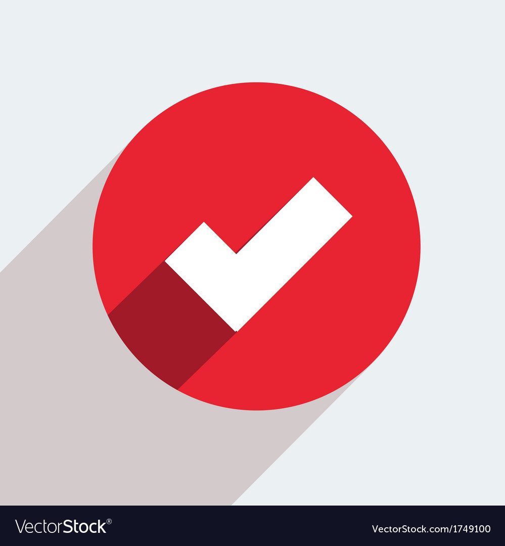 Red Checkmark Icon