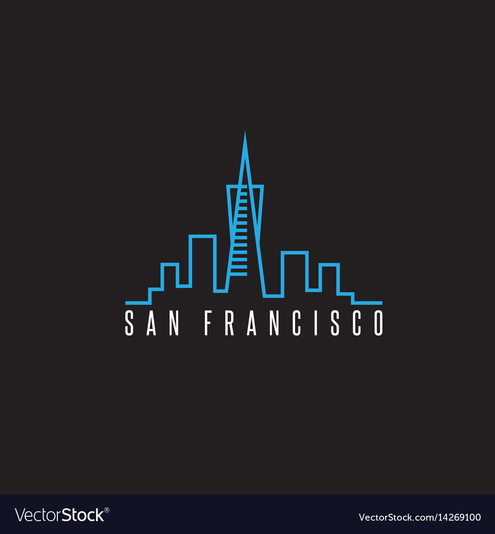 San francisco skyline design template