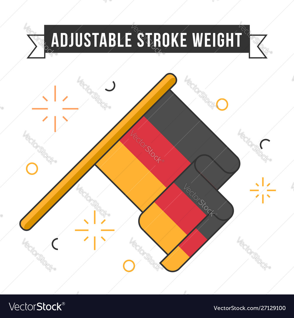 Simple flat design linear minimalistic icon