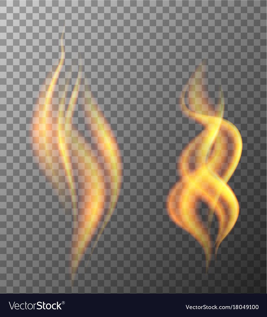 Two pattern of flames on gray background