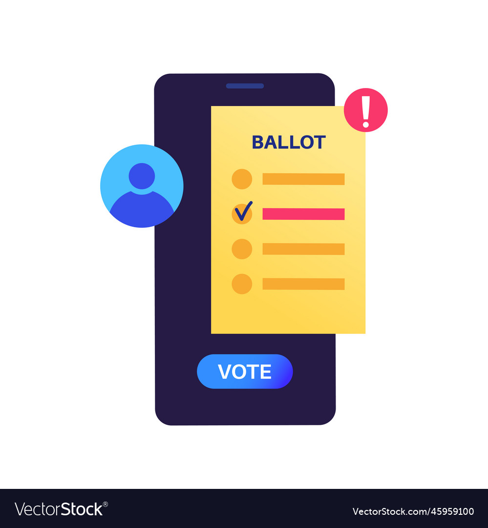 Vote online concept