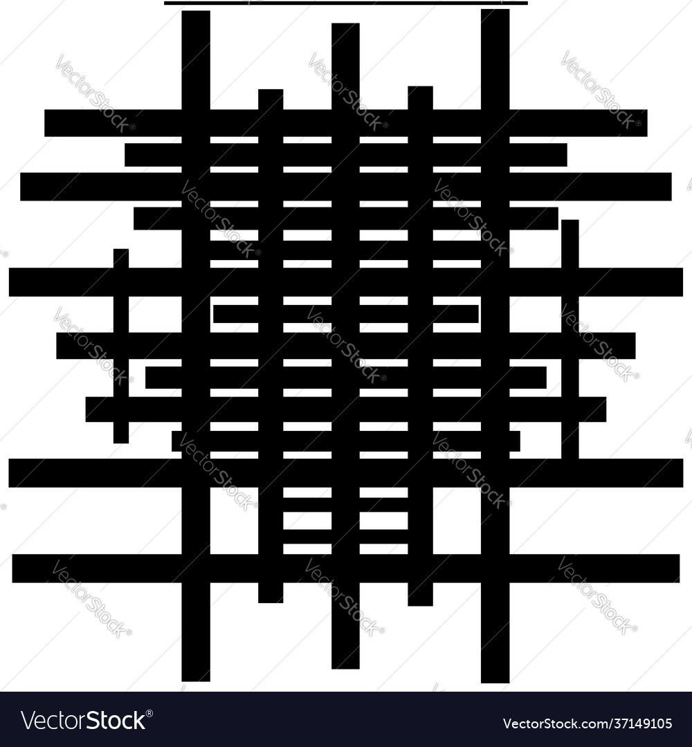 Abstract grid mesh lattice grating geometric vector image Abstract grid mesh lattice grating geometric