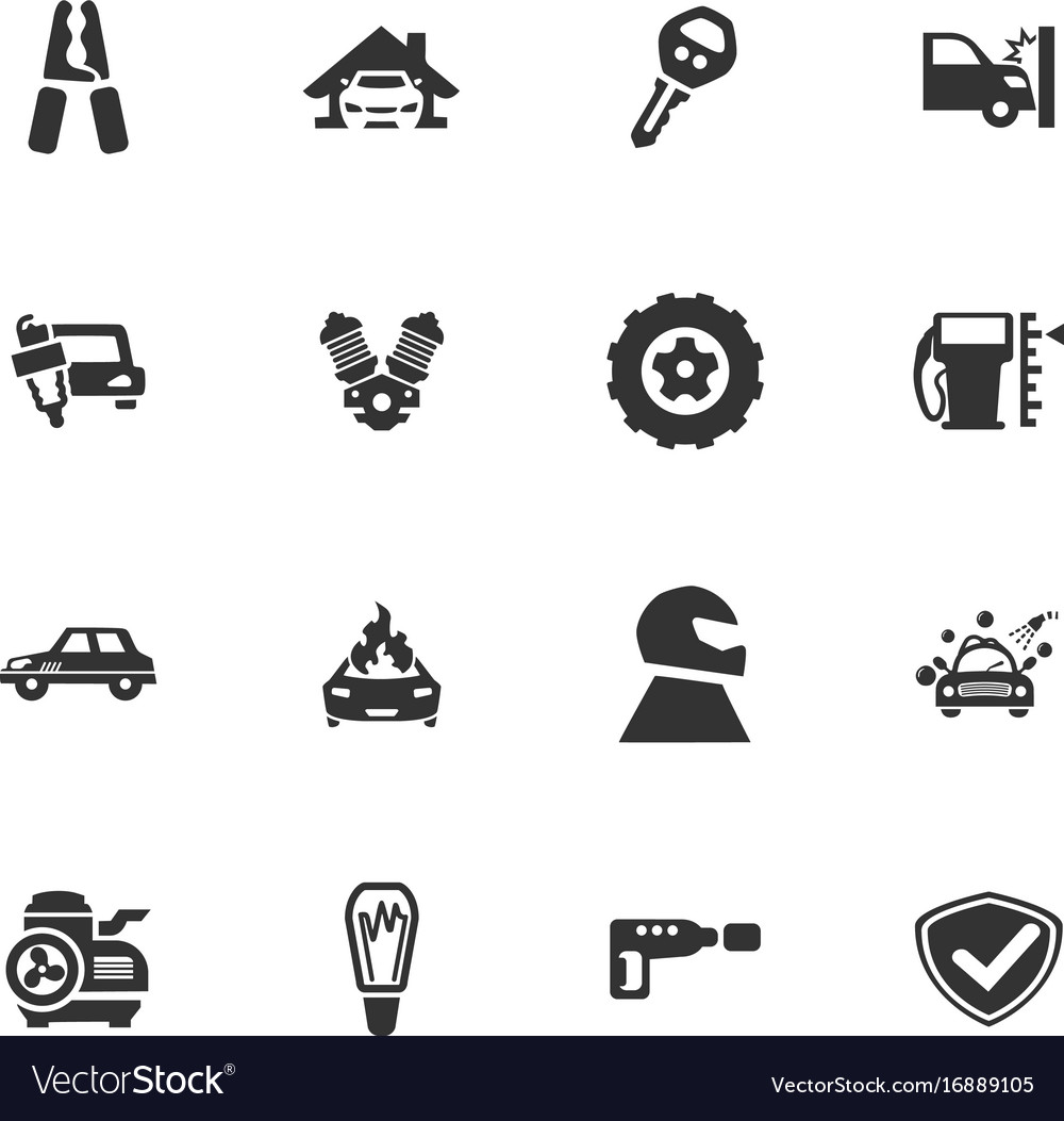 Auto icons set