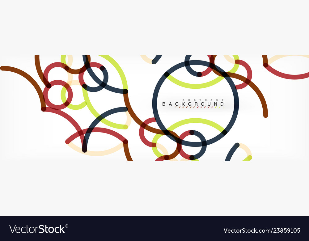 Curly wave lines abstract background design Vector Image Curly wave lines abstract background design