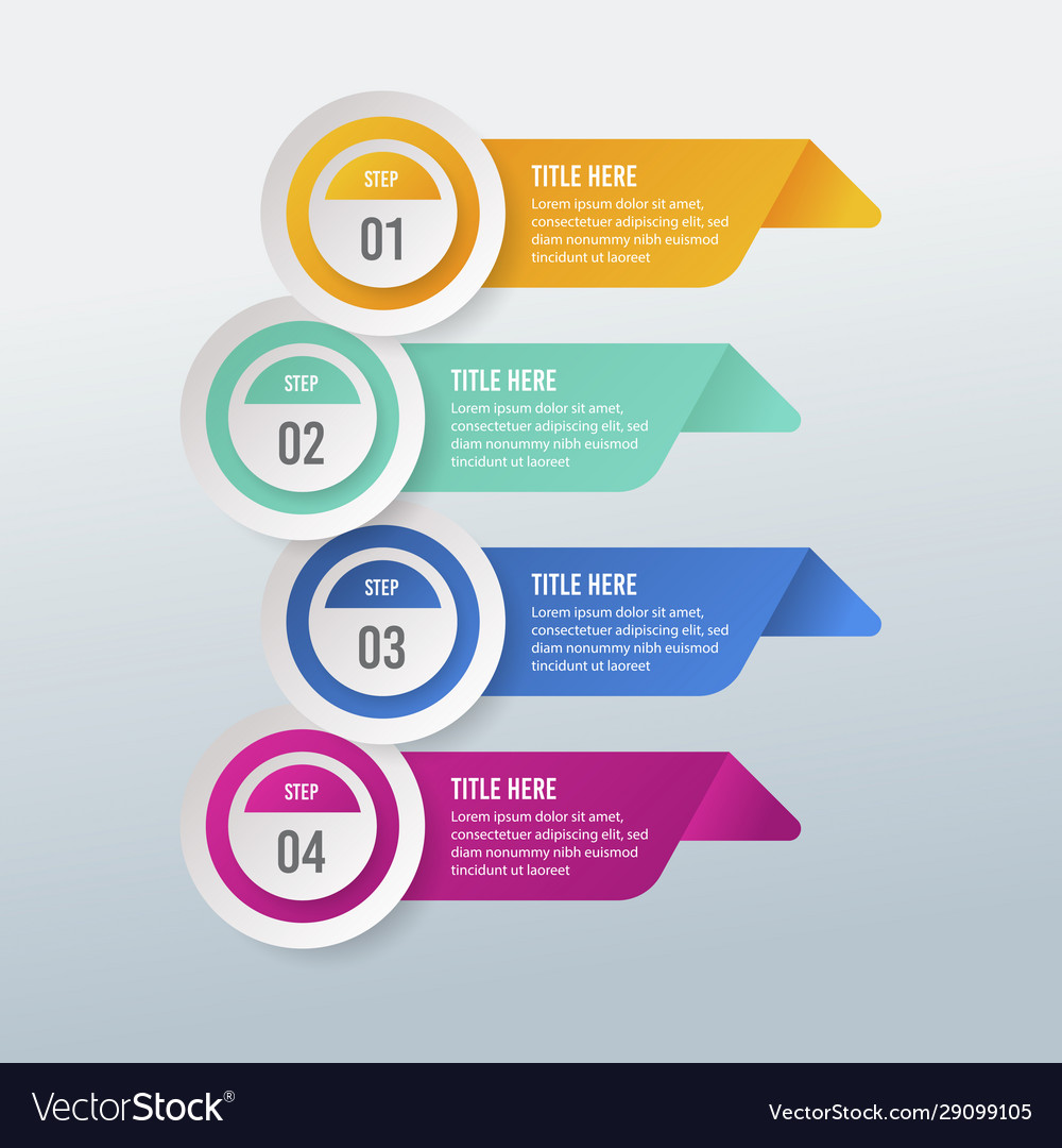 Digital business infographic design