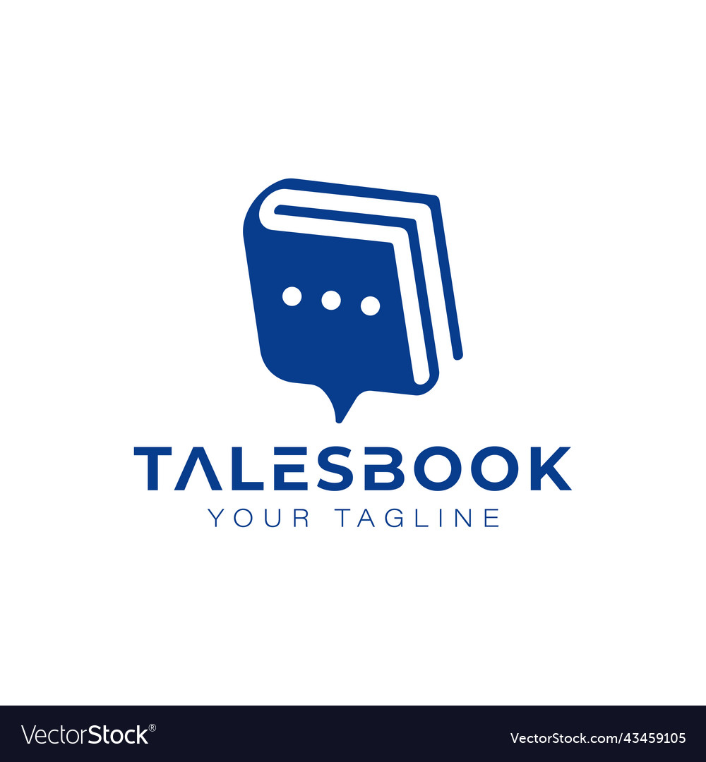 Logo Design Technologie Buch Talk Vorlagen