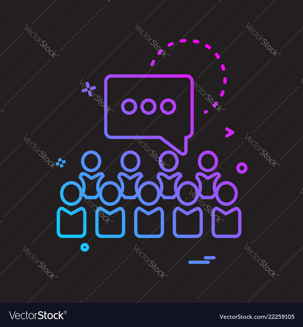Message icon design vector image Message icon design