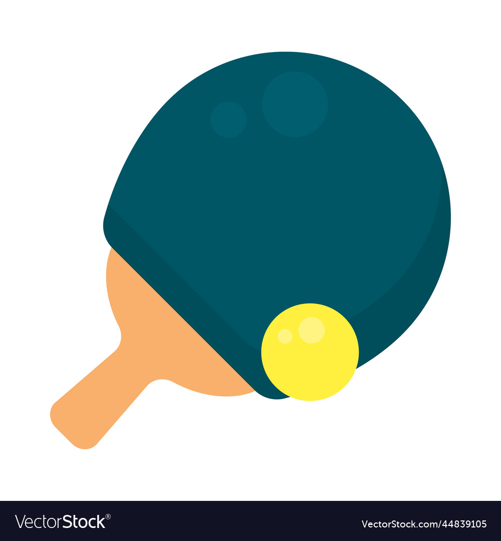 Table tennis racket Royalty Free Vector Image VectorStock
