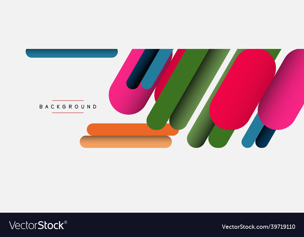 Abstract background round shapes lines Vector Image Abstract background round shapes lines